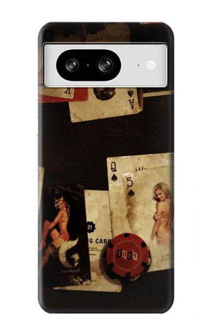 S1069 Old Vintage Sexy Poker Case For Google Pixel 8