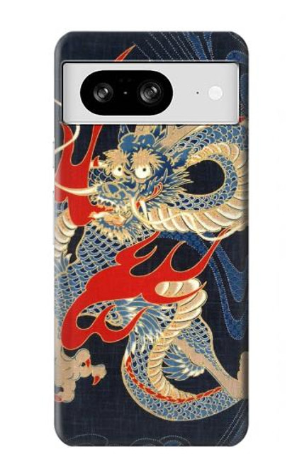 S2073 Japan Dragon Art Case For Google Pixel 8