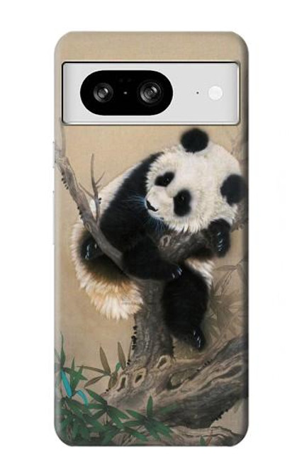 S2210 Panda Fluffy Art Painting Case For Google Pixel 8