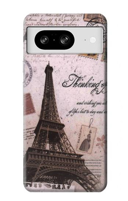 S2211 Paris Postcard Eiffel Tower Case For Google Pixel 8