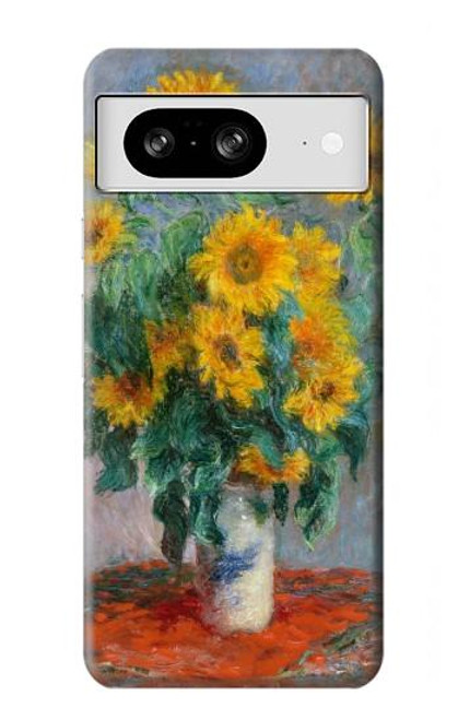 S2937 Claude Monet Bouquet of Sunflowers Case For Google Pixel 8