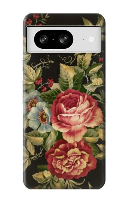 S3013 Vintage Antique Roses Case For Google Pixel 8