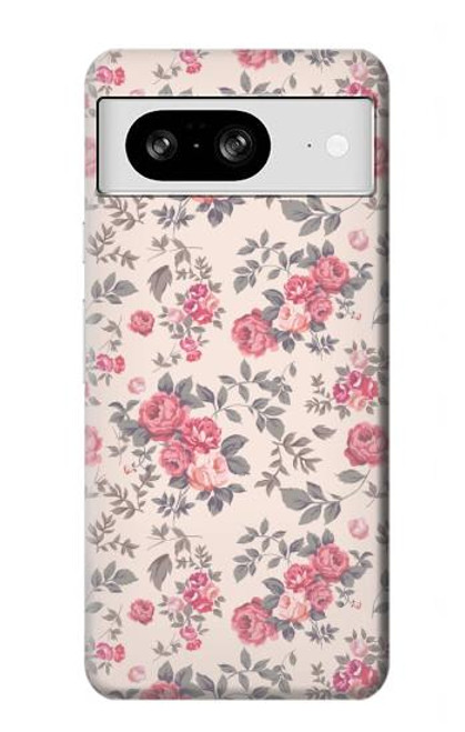 S3095 Vintage Rose Pattern Case For Google Pixel 8