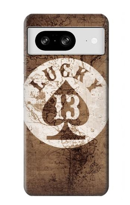 S3188 Lucky 13 Old Map Case For Google Pixel 8