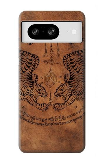 S3209 Sak Yant Twin Tiger Case For Google Pixel 8