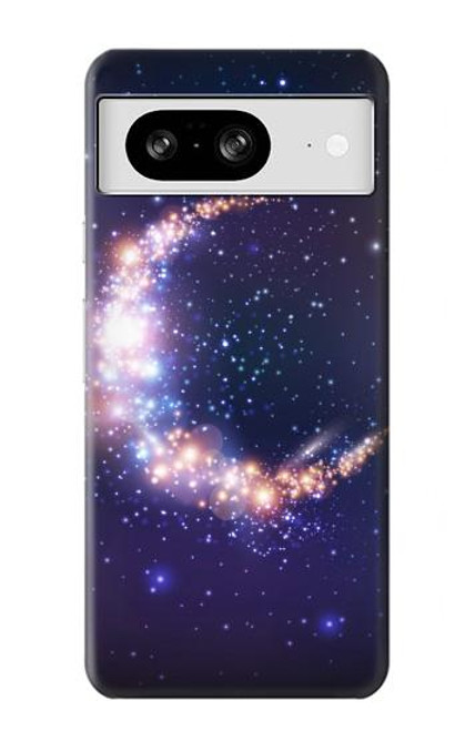 S3324 Crescent Moon Galaxy Case For Google Pixel 8