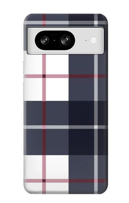 S3452 Plaid Fabric Pattern Case For Google Pixel 8