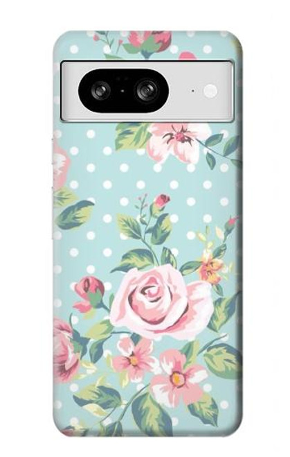 S3494 Vintage Rose Polka Dot Case For Google Pixel 8