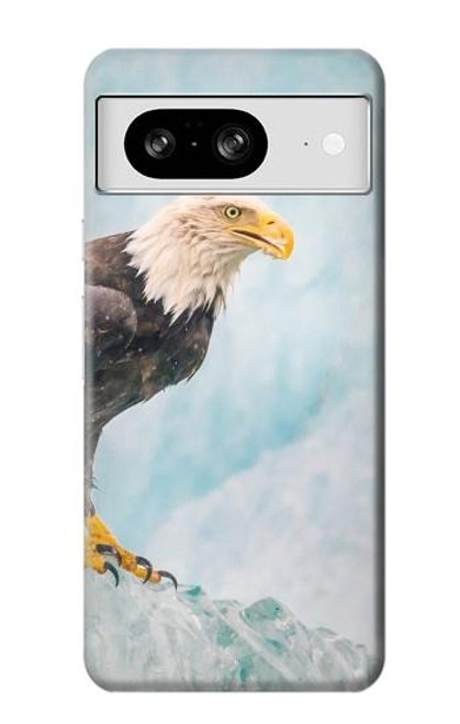 S3843 Bald Eagle On Ice Case For Google Pixel 8