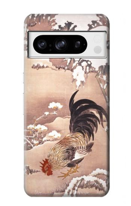 S1332 Ito Jakuchu Rooster Case For Google Pixel 8 pro