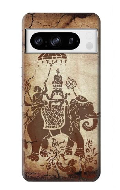 S2102 Thai Art Buddha on Elephant Case For Google Pixel 8 pro