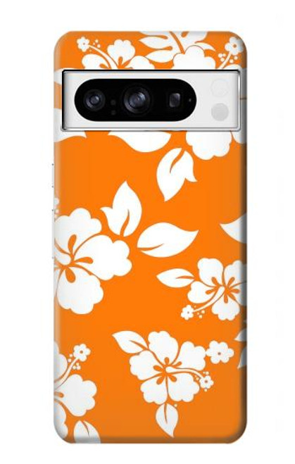 S2245 Hawaiian Hibiscus Orange Pattern Case For Google Pixel 8 pro