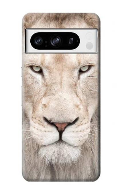 S2399 White Lion Face Case For Google Pixel 8 pro