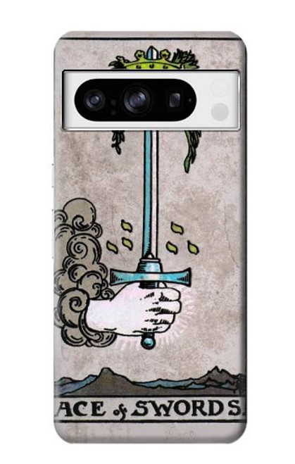 S2482 Tarot Card Ace of Swords Case For Google Pixel 8 pro