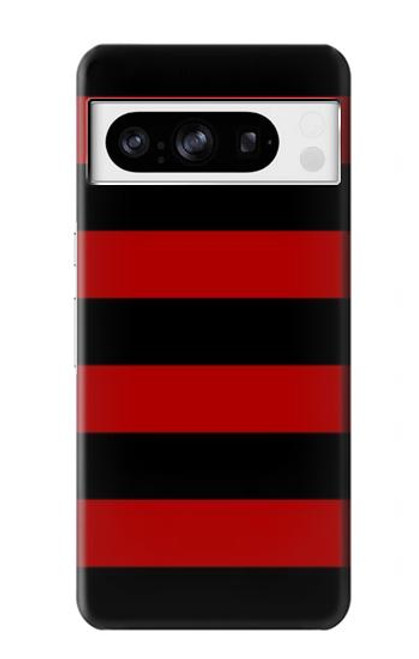 S2638 Black and Red Striped Case For Google Pixel 8 pro