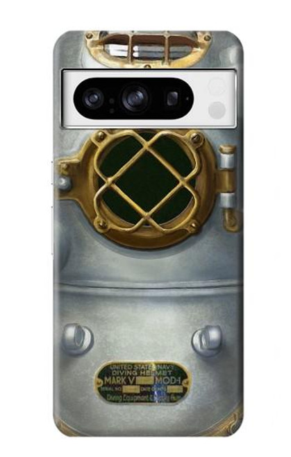 S2646 Vintage Deep Sea Diver Helmet Case For Google Pixel 8 pro