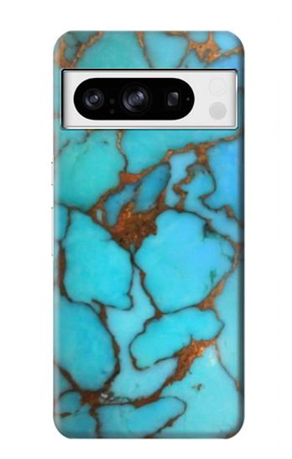 S2685 Aqua Turquoise Gemstone Graphic Printed Case For Google Pixel 8 pro