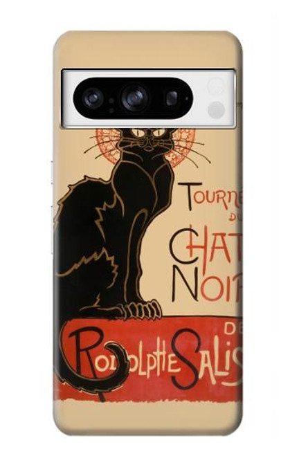 S2739 Chat Noir Black Cat Vintage Case For Google Pixel 8 pro