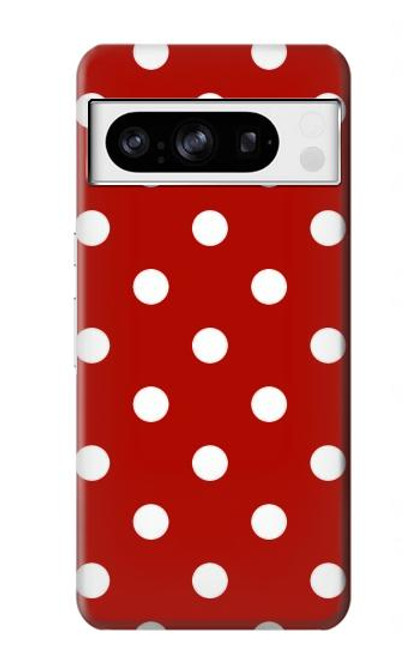 S2951 Red Polka Dots Case For Google Pixel 8 pro