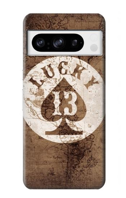 S3188 Lucky 13 Old Map Case For Google Pixel 8 pro