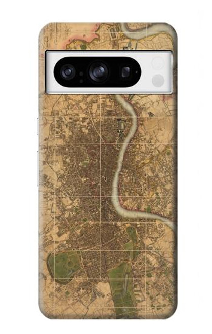S3230 Vintage Map of London Case For Google Pixel 8 pro