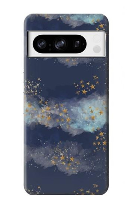 S3364 Gold Star Sky Case For Google Pixel 8 pro