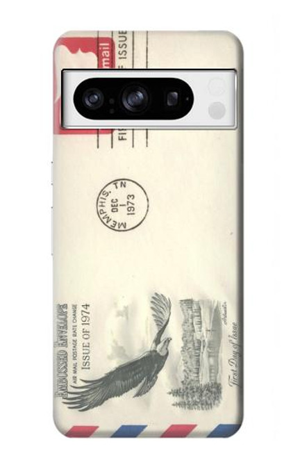 S3551 Vintage Airmail Envelope Art Case For Google Pixel 8 pro