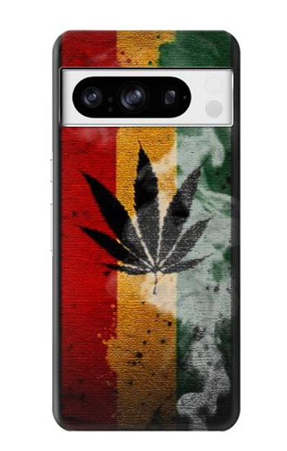 S3890 Reggae Rasta Flag Smoke Case For Google Pixel 8 pro