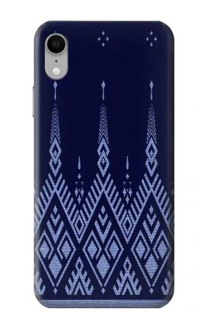 S3950 Textile Thai Blue Pattern Case For iPhone XR