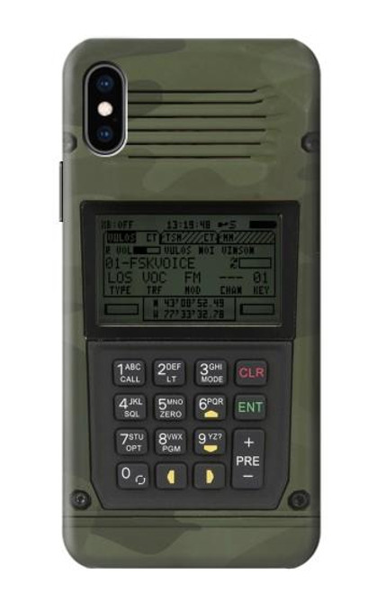 S3959 Military Radio Graphic Print Case For iPhone X, iPhone XS