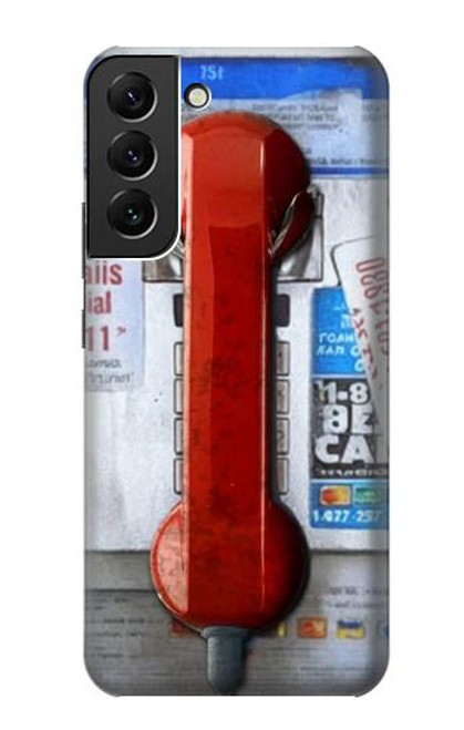 S3925 Collage Vintage Pay Phone Case For Samsung Galaxy S22 Plus