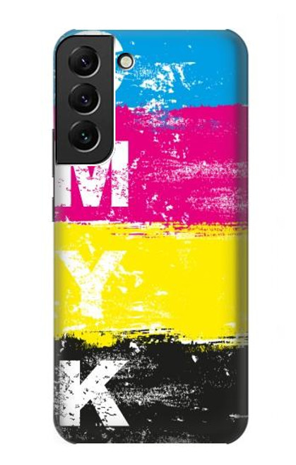 S3930 Cyan Magenta Yellow Key Case For Samsung Galaxy S22 Plus