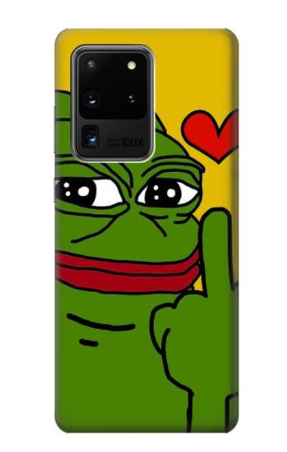 S3945 Pepe Love Middle Finger Case For Samsung Galaxy S20 Ultra