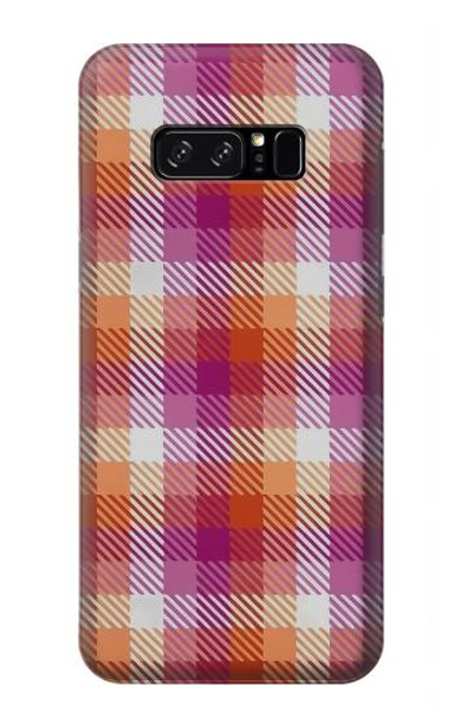 S3941 LGBT Lesbian Pride Flag Plaid Case For Note 8 Samsung Galaxy Note8