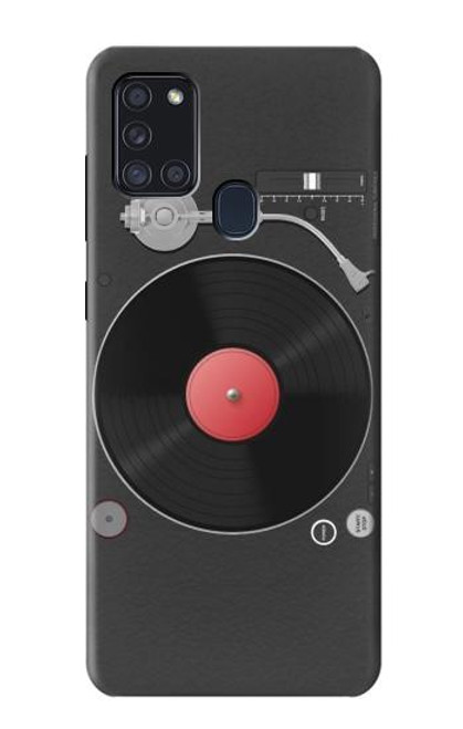 S3952 Turntable Vinyl Record Player Graphic Case For Samsung Galaxy A21s