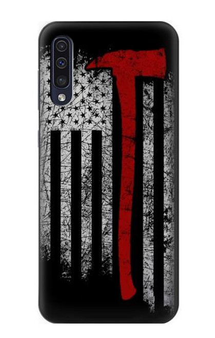 S3958 Firefighter Axe Flag Case For Samsung Galaxy A50