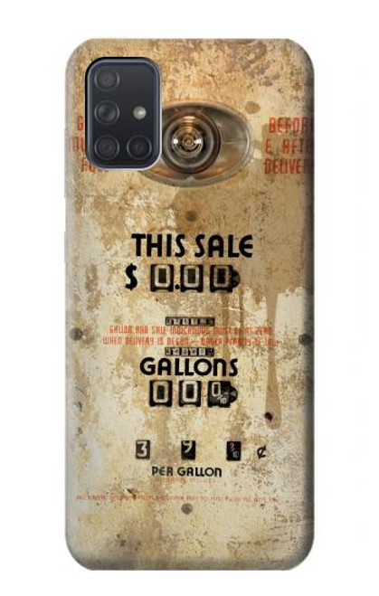 S3954 Vintage Gas Pump Case For Samsung Galaxy A71 5G