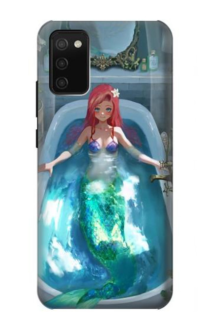 S3911 Cute Little Mermaid Aqua Spa Case For Samsung Galaxy A02s, Galaxy M02s  (NOT FIT with Galaxy A02s Verizon SM-A025V)