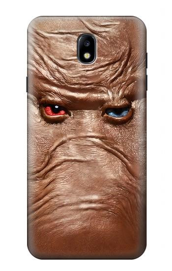 S3940 Leather Mad Face Graphic Paint Case For Samsung Galaxy J7 (2018), J7 Aero, J7 Top, J7 Aura, J7 Crown, J7 Refine, J7 Eon, J7 V 2nd Gen, J7 Star