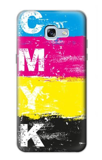 S3930 Cyan Magenta Yellow Key Case For Samsung Galaxy A5 (2017)