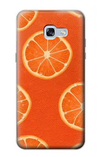 S3946 Seamless Orange Pattern Case For Samsung Galaxy A5 (2017)