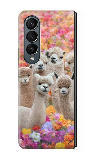 S3916 Alpaca Family Baby Alpaca Case For Samsung Galaxy Z Fold 4