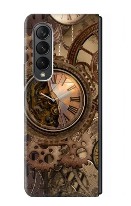 S3927 Compass Clock Gage Steampunk Case For Samsung Galaxy Z Fold 3 5G