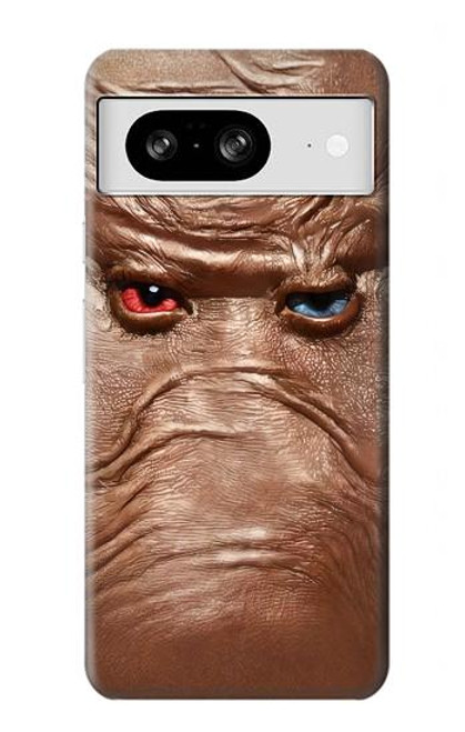 S3940 Leather Mad Face Graphic Paint Case For Google Pixel 8