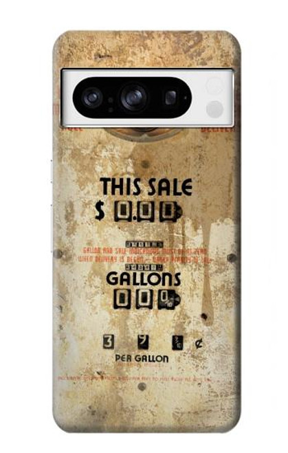 S3954 Vintage Gas Pump Case For Google Pixel 8 pro