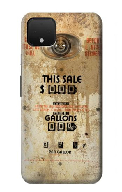 S3954 Vintage Gas Pump Case For Google Pixel 4