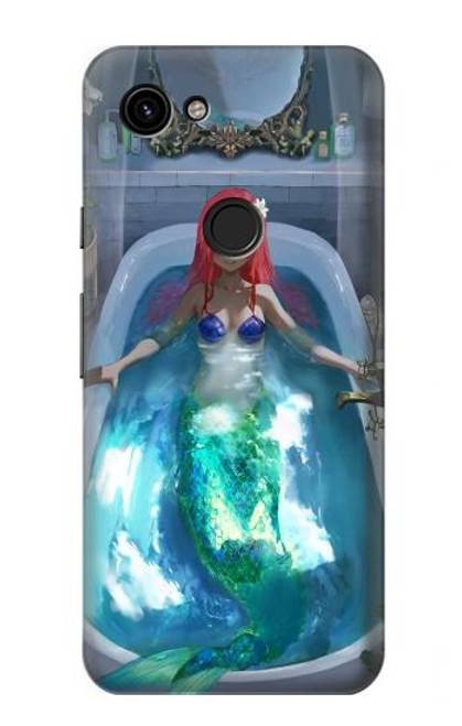 S3912 Cute Little Mermaid Aqua Spa Case For Google Pixel 3a
