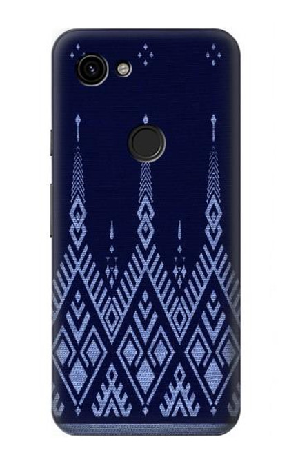 S3950 Textile Thai Blue Pattern Case For Google Pixel 3a