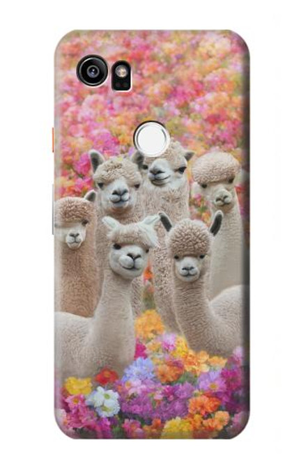 S3916 Alpaca Family Baby Alpaca Case For Google Pixel 2 XL