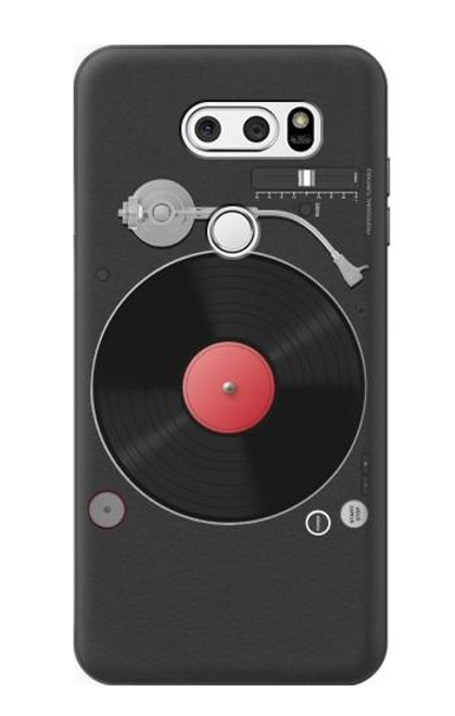 S3952 Turntable Vinyl Record Player Graphic Case For LG V30, LG V30 Plus, LG V30S ThinQ, LG V35, LG V35 ThinQ